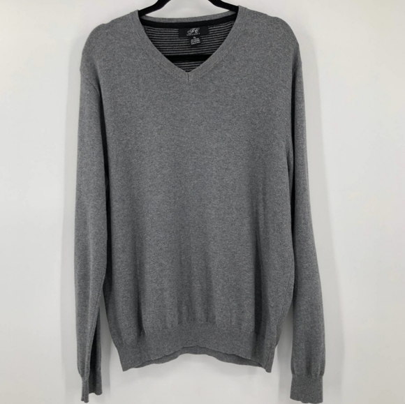 Men's Foxcroft XL Grey Sweater - Picture 5 of 5